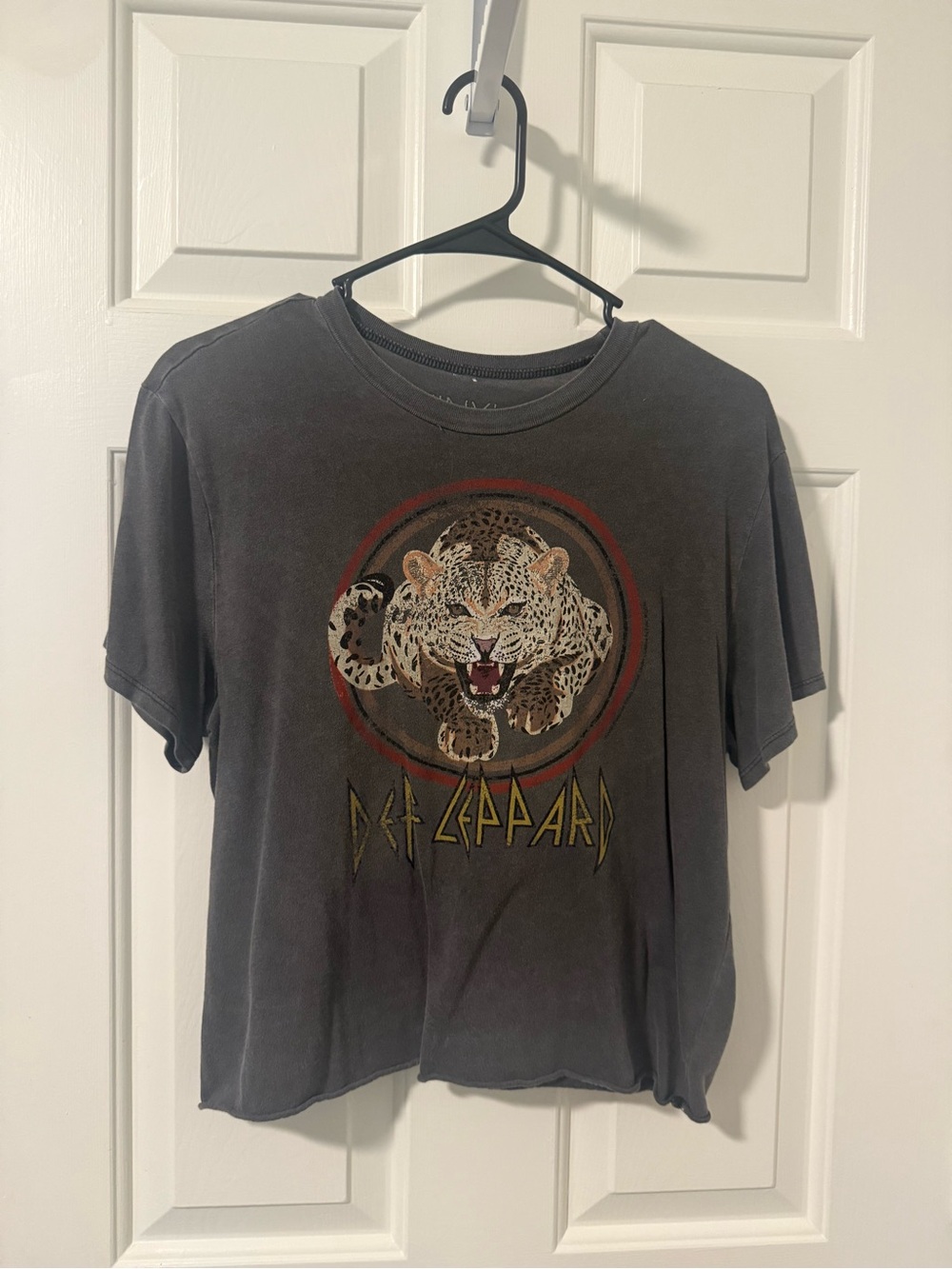 Def Leppard Cropped Tee